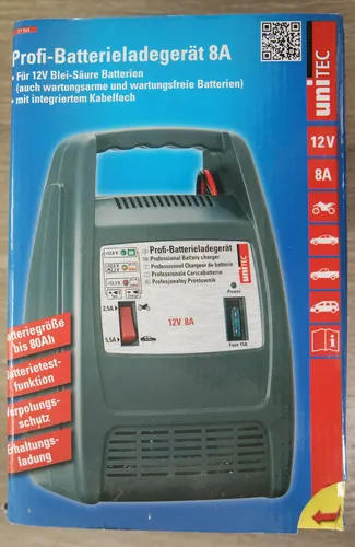 UNITEC 77944 Batterie-Ladegerät 8 Ampere elektronisch