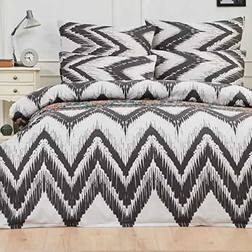 Mixibaby Bettwäsche Bettgarnitur Bettbezug Baumwolle 135x200 155x220 200x200 200x220, Größe:200 x 220 cm, Design Bettwäsche:Pansy D32