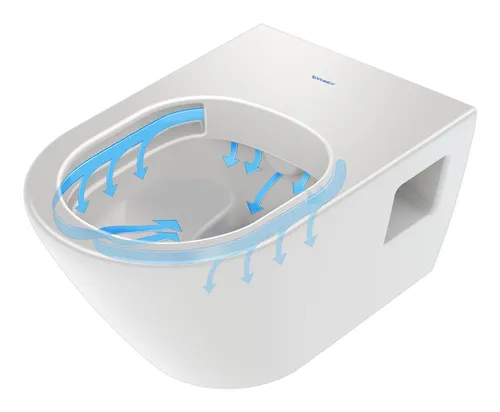 Duravit D-Neo Wand-Tiefspül-WC-Set 45780900A1 - Sanitäranlagen & Zubehör, rimless Design für eine einfache Reinigung und mit Absenkautomatik für leisen Komfort.