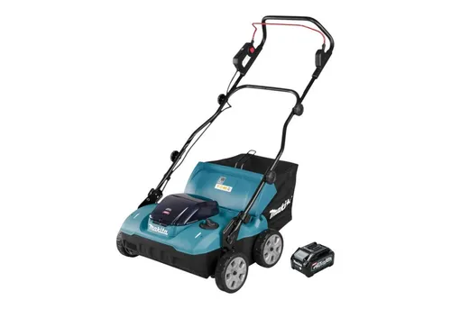 Makita Akkurasenmäher UV 001 GM1 Akku Vertikutierer 40 V max. XGT 38 cm 50 l + 1x Akku 4 Ah