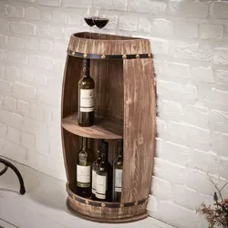 Elegantes Weinregal BODEGA aus Pinie – Shabby Chic von Riess-Ambiente
