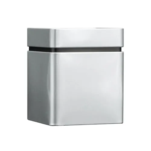 Bremer Gewürzhandel Vorratsdose groß, silbermatt, 105 x 105 x 126 mm