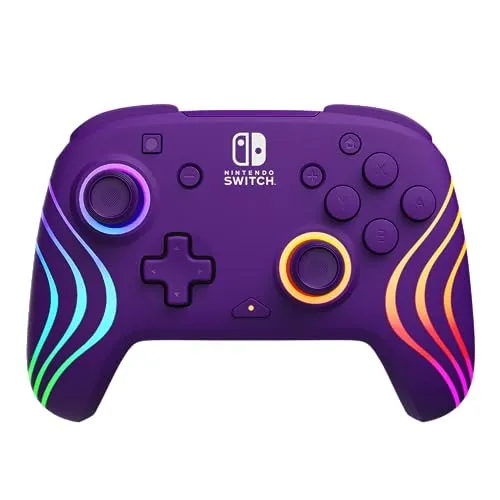 Afterglow Wave - Kabelloses Gamepad für Nintendo Switch und OLED, D-Pad und Analogstick für präzises Gaming