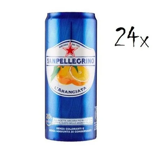 Dose L'Aranciata 330 ml San pellegrino Orangen Limonade Original Orange 24