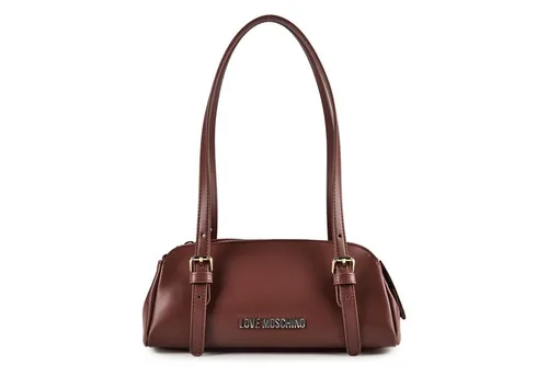 Love Moschino Schultertasche 27 cm braun TAS081859 - Elegante Schultertasche von Love Moschino, gefertigt aus robustem Polyurethan. Praktische Innenfächer und Reißverschluss sorgen für einfachen Zugang. Ideal für den lässigen Look mit medium langem Riemen – dein neues Lieblingsaccessoire!