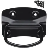 SOTECH 1 Paar Kistengriffe 100 x 70 mm Edelstahl SS201 Schwarz