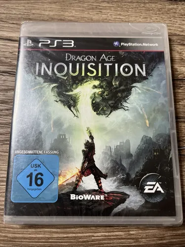 Dragon Age: Inquisition für PlayStation 3 - Episches RPG in einer riesigen, veränderbaren Welt. Führen Sie die Inquisition und treffen Sie Entscheidungen, die die Geschichte und Welt beeinflussen. Erleben Sie atemberaubende Grafiken und fesselnde Charaktere.
