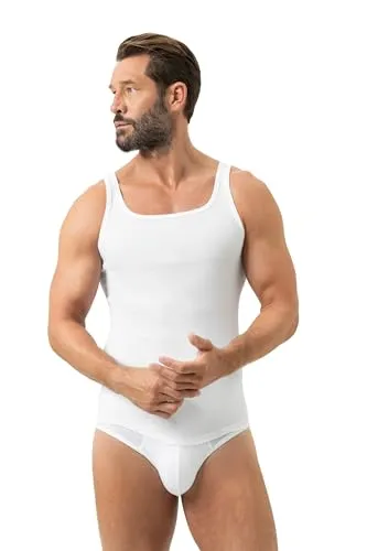 Mey Achselhemd NOBLESSE 4XL - Herrenunterhemd in Weiß, atmungsaktiv und nahtlos für höchsten Tragekomfort, ideal für den täglichen Gebrauch.