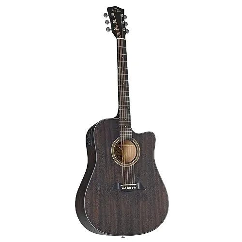 Red Hill AF-386CE Elektroakustische Westerngitarre - Gitarren: Handgefertigte Elektroakustik mit warmem Klang, Cutaway-Design und integriertem Stimmgerät für optimale Spielbarkeit und einzigartiges mattes Finish.