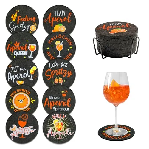 Glasuntersetzer & Bierdeckel Grau von lompyeu