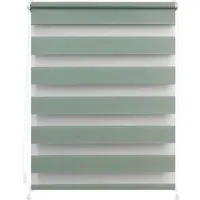 Lichtblick Duo-Rollo Klemmfix, Salbei 120 x 150 cm - Jalousien & Rollos, ohne Bohren und einfach zu montieren, bietet effektiven Licht- und Sichtschutz für ein modernes Wohnambiente.