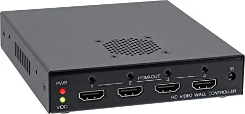 InLine 57834I HDMI Videowand Verteiler 1 auf 4, Full-HD - Audio & Video Verteilerkästen, erstellen Sie beeindruckende Videowände mit bis zu 1080p Full HD und einfacher Benutzeroberfläche für optimale Bildqualität.
