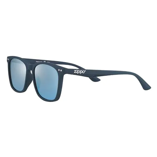 Zippo Sonnenbrille – Blau – Unisex, für Damen und Herren – Soft Touch – UV400-Schutz