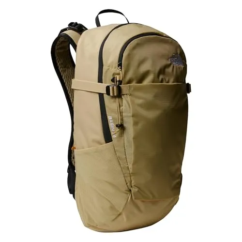 The North Face BASIN 24 Sport Rucksack Herren Khaki Stone-Desert Rust - Der BASIN 24 Rucksack bietet eine wasserabweisende Ausstattung und einen praktischen Flaschenhalter. Ideal für aktive Abenteuer und umweltbewusste Nutzer, da er aus recycelten Materialien gefertigt ist.
