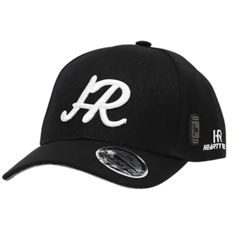 Hearty Rise Cap Black - Angler Cappy für jeden Anlass - Hüte für Unisex Erwachsene, ideal für Angler. Verstellbare Größe, aus 100% Baumwolle, perfekt für Freizeitaktivitäten in jeder Jahreszeit.