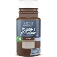 Schöner Wohnen Voll- und Abtönfarbe Torfbraun 125 ml