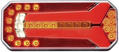 Heckleuchte LED 6 Funktionen 12V-24V L/R 1123 DD - Rückleuchten mit 6 Funktionen, ideal für sicheres Fahren bei Nacht und schlechten Wetterbedingungen.