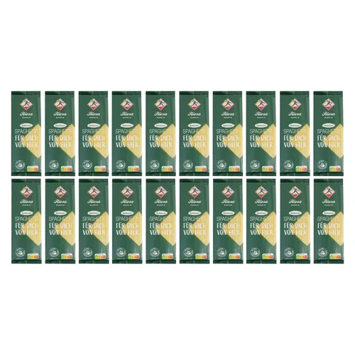 Riesa Schlemmerliebling Spaghetti 500 g - 20er Pack - Nudeln - Genuss ohne Kompromisse! Perfekt al dente und ideal für Pasta-Liebhaber, die Qualität zu einem günstigen Preis suchen.
