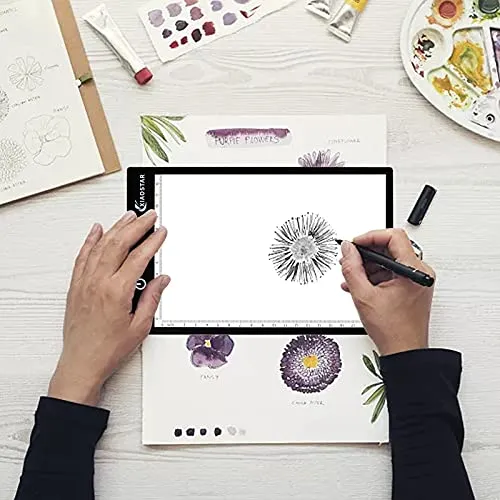 XIAOSTAR Leuchtplatte Light pad A5 Leuchttisch | Einstellbare Leuchtkasten Copy Board Leuchtkasten Diamond Painting Led Pad (A5)