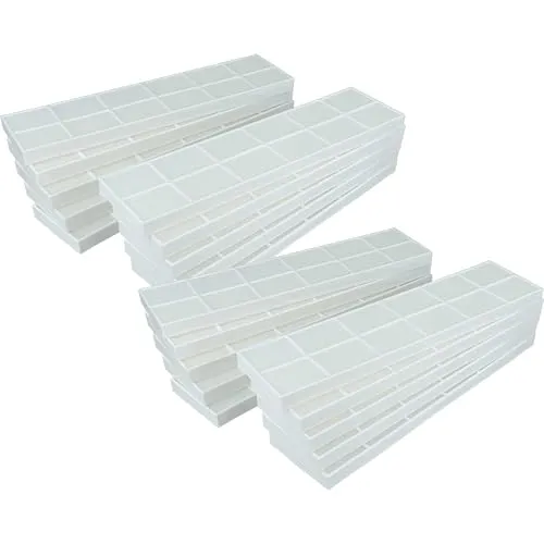 vhbw 20x Luftfilter G3 / ISO Coarse 30% Ersatz für Zehnder 990322100, 990 322 100 für Lüfter, Ventilator, Lüftungsgerät