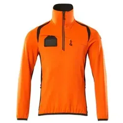 Microfleecejacke Fleecepullover 2XL - Moderne Arbeits- & Schutzkleidung mit körpernaher Passform, ideal für Bewegungsfreiheit. Praktische Reißverschlusstaschen und abnehmbarer ID-Kartenhalter für zusätzlichen Komfort.