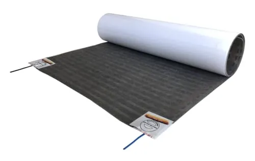 Elektrische Fußbodenheizung HoWaTech Lux Folienheizung für Renovierung Laminat Parkett Vinyl Heizfolie 80 W/m², Folienlänge & Fläche:2.5m / 1.25m²