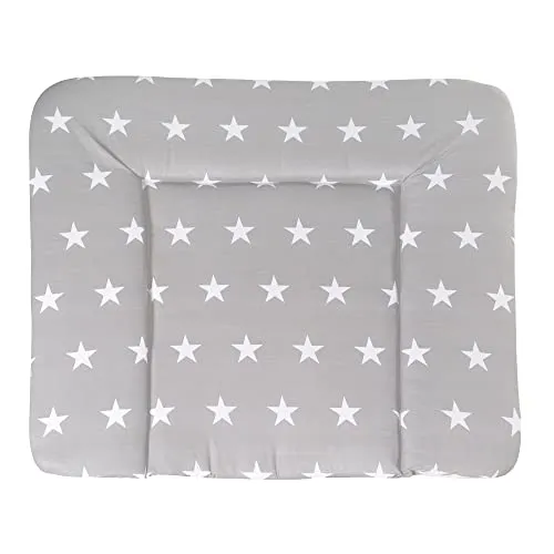 roba® Wickelauflage Little Stars 85x75 cm - Wickelauflage mit weicher Polsterung, ideal für die Babypflege. Pflegeleicht und abwischbar, sorgt für Komfort und Sicherheit beim Wickeln.