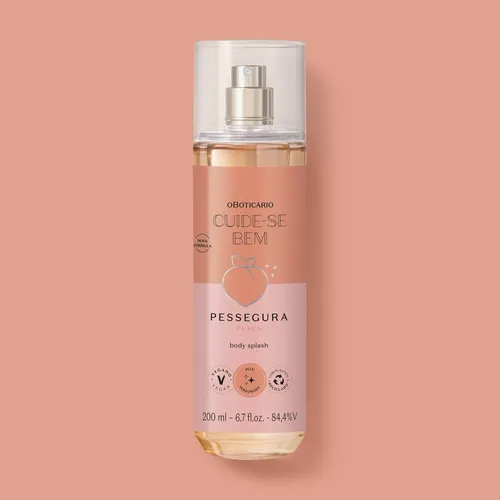 Boticário Body Splash Cuide-se Bem Pessegura 200ml