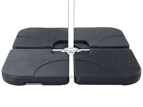 BELIANI Beschwerungsplatten Schwarz von Beliani