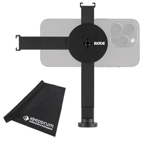 RØDE Smartphone-Halterung Rode Magnetic Mount - Magnetische Halterung für Smartphones, ideal für mobile Content-Creation mit extrem starkem Permanentmagnet und flexiblem Zubehör für Mikrofone und Lichtquellen.