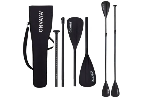ONVAYA® SUP/Kajak Paddel in schwarz von ONVAYA