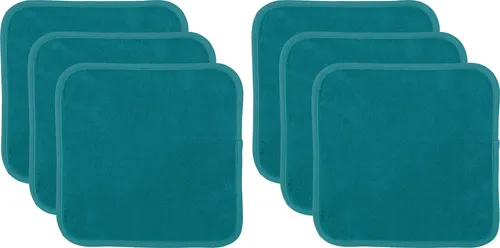 Erwin Müller Seiftuch Abschminktuch 6er-Pack, Microfaser, Microfaser Uni