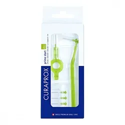 CURAPROX Interdentalbürste Prime Start GR.011 - Set für optimale Zahnreinigung - Effektive Interdentalreinigung für ein strahlendes Lächeln. Das Set enthält alles für die tägliche Zahnpflege und sorgt für ein angenehmes Mundgefühl.