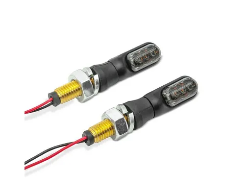 LED Blinker Motorrad Lumitecs KP16 E-Prüfzeichen 2 Stück - Blinker für Motorräder mit E-Prüfzeichen, bieten hohe Sichtbarkeit und Sicherheit, ideal für eine legale und stilvolle Beleuchtung.