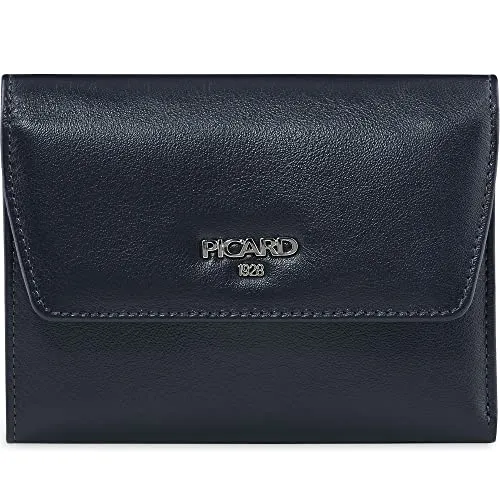 Picard Damen Geldbörse BINGO aus Echtleder in blau von Picard