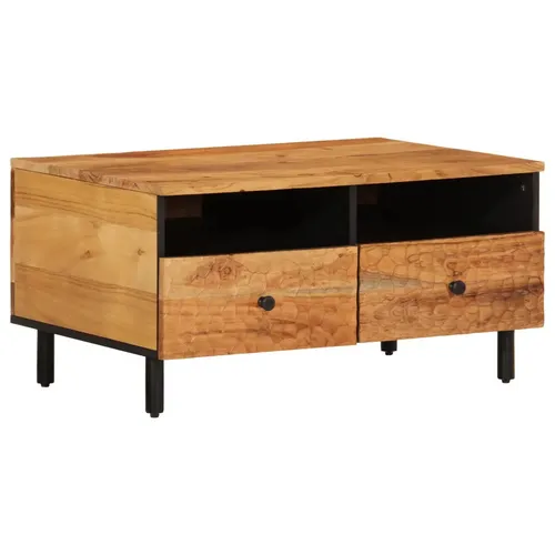 Couchtisch 80x54x40 cm aus massivem Akazienholz