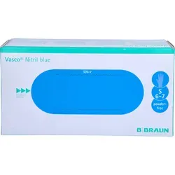 Vasco Nitril blue Untersuchungshandschuhe Gr.S 150 St