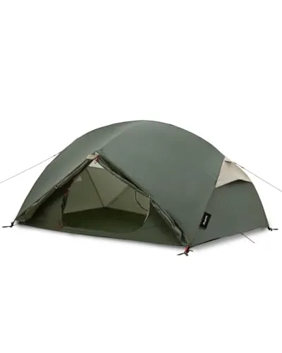 qeedo Light Birch S Trekkingzelt - Kompaktes Kuppelzelt für 2 Personen mit nur 2,88 kg Gewicht und einem kleinen Packmaß von 48 x 16 cm. Ideal für windstabile Campingabenteuer.