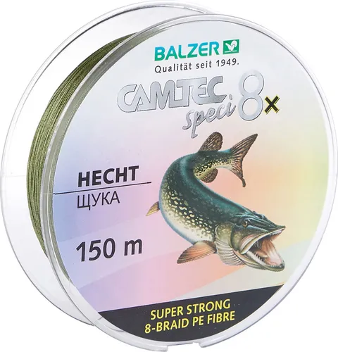 Balzer Camtec Speci 8x, Hecht 0,20mm, 150m, dunkelgrün