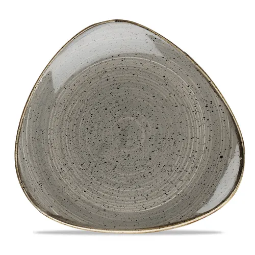 Churchill STONECAST Triangle Plate Peppercorn Grey von Churchill