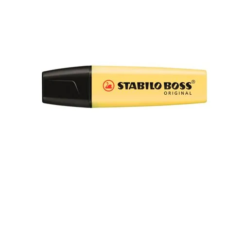 STABILO Marcador fluorescente Boss amarillo pastel 70/144