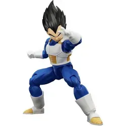 Dragon Ball Z Figure-Rise Standard Plastikmodellbausatz Vegeta - Neue Spezialversion - Modellbauzubehör für Dragon Ball-Fans: Die 12 cm große, bewegliche Vegeta-Figur lässt sich leicht zusammenbauen und bietet zusätzliches Zubehör für kreative Kampfszenen.