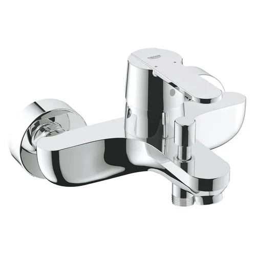 Grohe Get Einhand - Wannenbatterie 32887000 Silber - Armaturen mit langlebiger und robuster Bauweise, ideal für Durchlauferhitzer und perfekte Kontrolle über Wassertemperatur und -fluss.