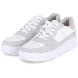 Tom Tailor Sneakers in Weiß - 36 - Sneaker mit perforierter Oberfläche, verstärkter Kappe und rutschhemmender Laufsohle für optimalen Komfort und Style.