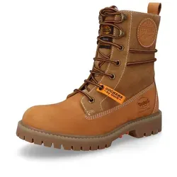 Dockers by Gerli 53AX307 Damen Schnürboots - Wanderschuhe mit stilvollem Nappaleder und Veloursleder, gepolsterte Innensohle für überdurchschnittlichen Tragekomfort und kuschliges Innenfutter für warme Füße.