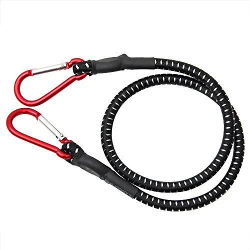 Deuba® Spanngummi 80 cm Gepäckspanner stabile Karabinerhaken witterungsbeständig Spanngurt Gepäckgummi Expander