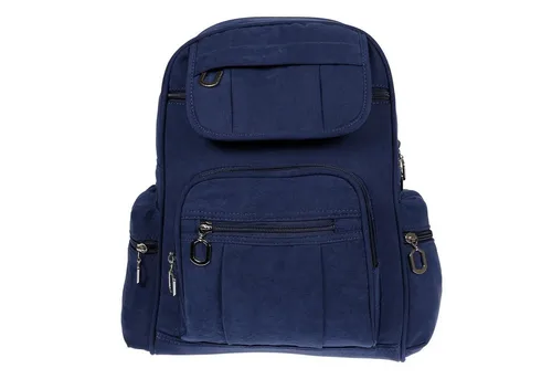 Christian Wippermann sportlicher leichter Damenrucksack Blau - Hochwertiger Rucksack für Damen, ideal für den Alltag mit vielseitigen Fächern für optimale Organisation und Tragekomfort.