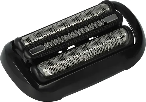 vhbw Ersatz-Scherkopf kompatibel mit Braun 60-N4500cs, 60-N1200s, 60-N4820cs, 60-B4500cs, 60-N1000s, 60-B7200cc Elektrorasierer, Schwarz Silber