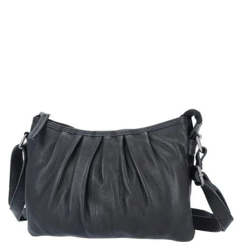 The Skandinavian Brand Damen Ledertasche, Umhängetasche blau : blau-60 Farbsortierung: blau-60