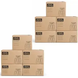 BURI Archivkarton 10er Set – Stabile Aufbewahrung für A4 Ordner - BURI Archivkarton – die ideale Lösung für Ordnung im Büro und Zuhause. Mit Platz für 5 A4-Aktenordner, stabiler Wellpappe und bis 30 kg Tragfähigkeit bietet er zuverlässigen Schutz und einfache Handhabung.